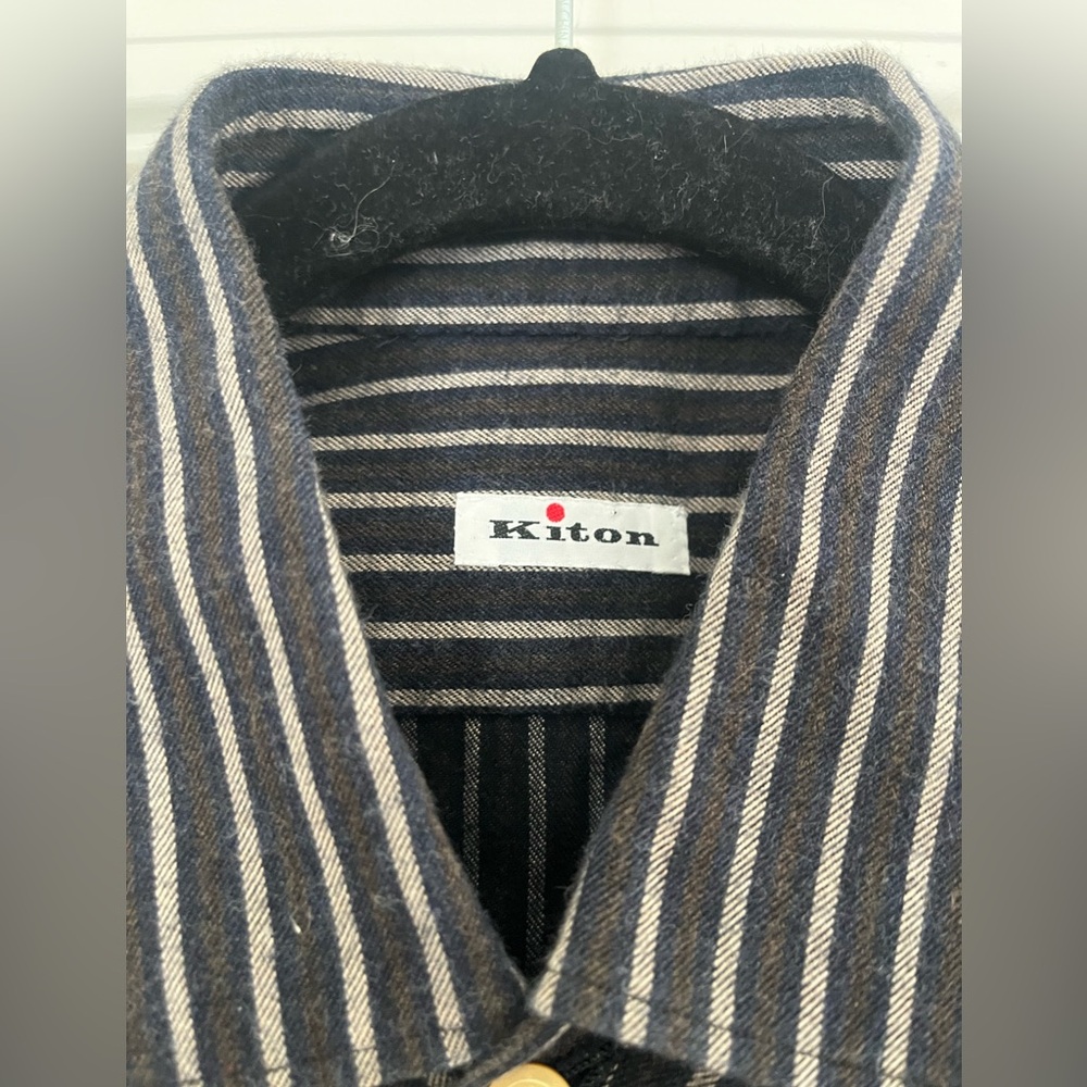 Kiton Striped Shirt